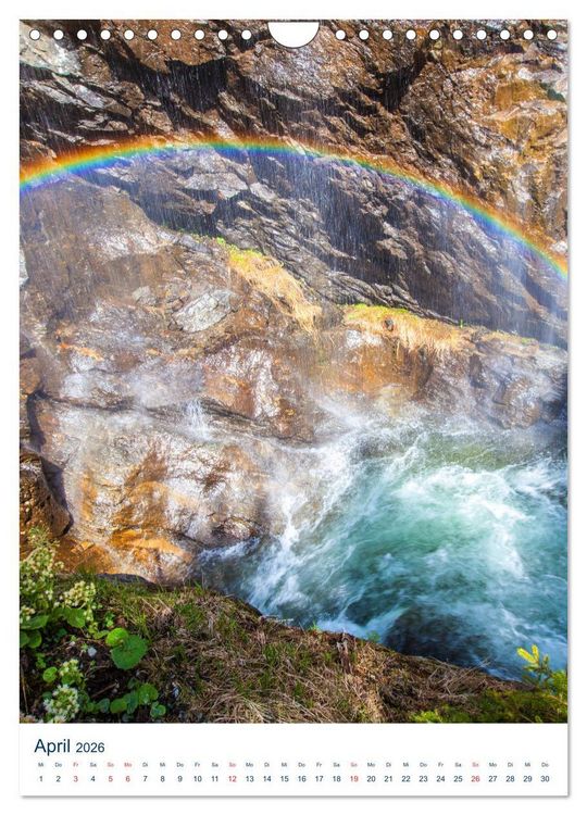 Produktbild: Sch&ouml;ner Wasserfall (Wandkalender 2026 DIN A4 hoch), CALVENDO Monatskalender