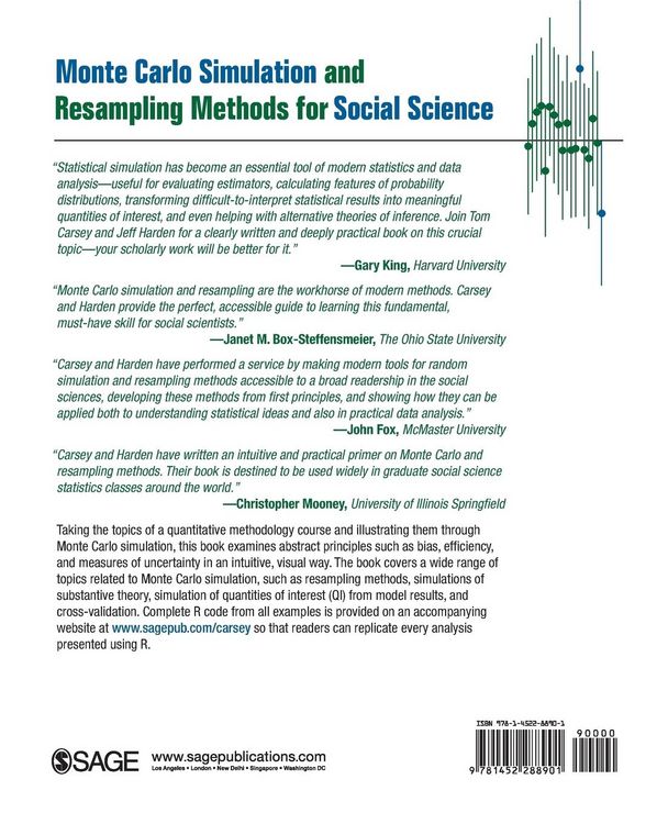 Produktbild: Monte Carlo Simulation and Resampling Methods for Social Science