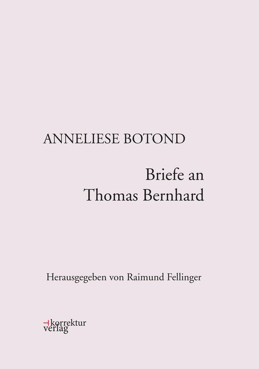 Produktbild: Briefe an Thomas Bernhard