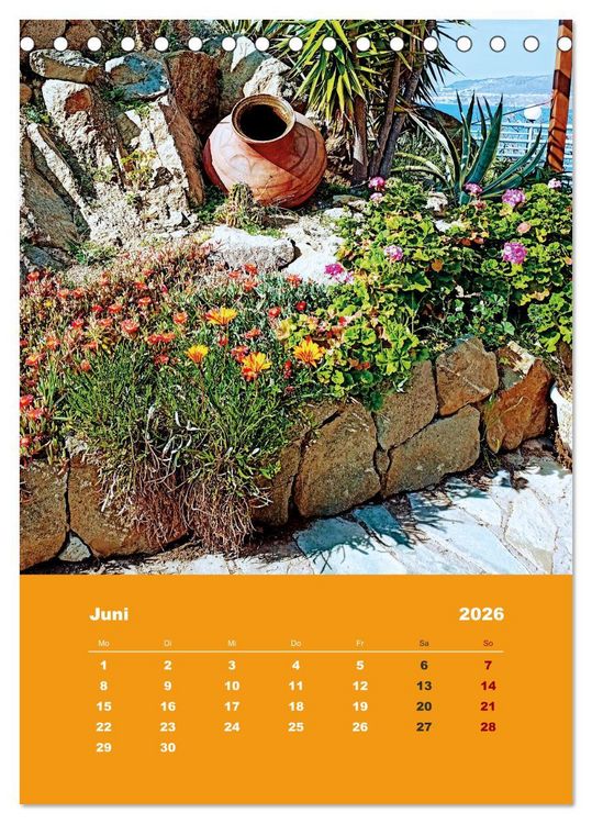 Produktbild: Entdecke die Sch&ouml;nheit der griechischen Insel Lesvos (Tischkalender 2026 DIN A5 hoch), CALVENDO Monatskalender