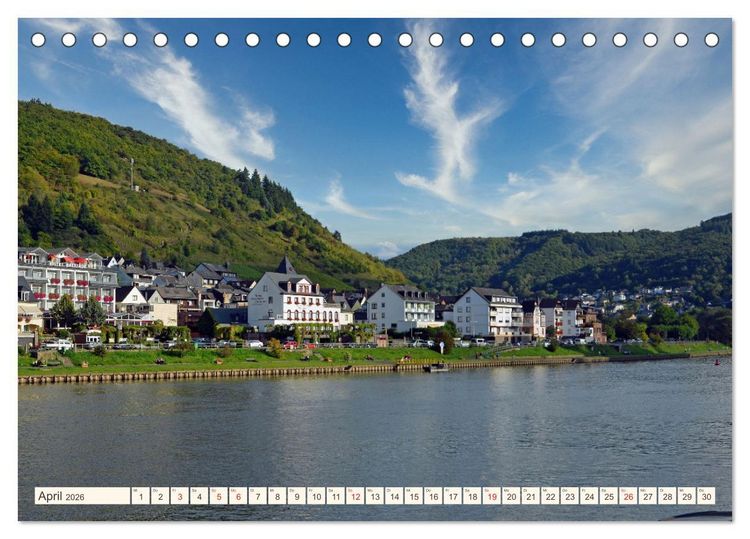 Produktbild: Ausflug an die Mosel (Tischkalender 2026 DIN A5 quer), CALVENDO Monatskalender