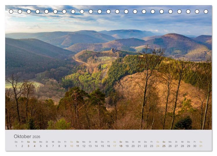 Produktbild: Augenblicke im Pf&auml;lzerwald (Tischkalender 2026 DIN A5 quer), CALVENDO Monatskalender