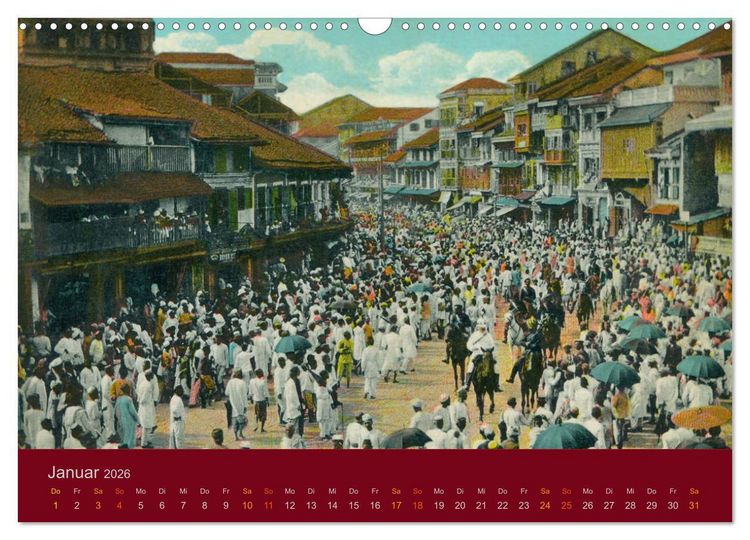Produktbild: Altes Indien um 1900 (Wandkalender 2026 DIN A3 quer), CALVENDO Monatskalender