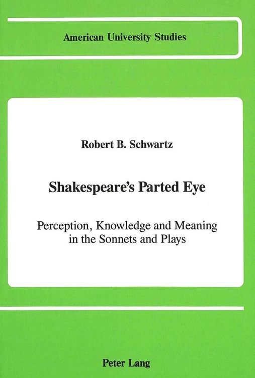 Produktbild: Shakespeare's Parted Eye