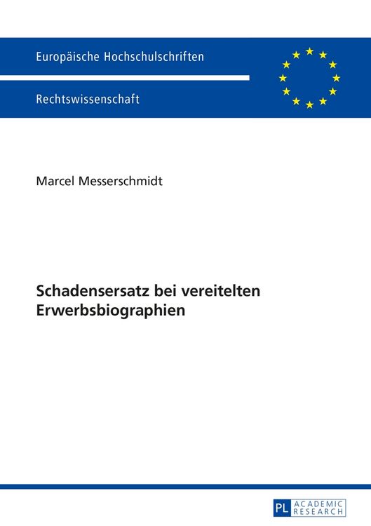 Produktbild: Schadensersatz bei vereitelten Erwerbsbiographien