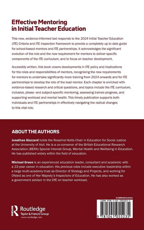 Produktbild: Effective Mentoring in Initial Teacher Education