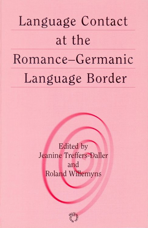 Produktbild: Language Contact at the Romance-Germanic Language Border
