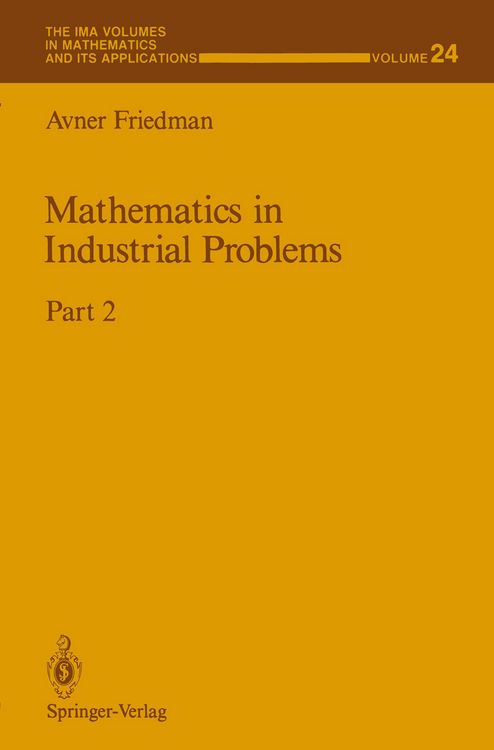Produktbild: Mathematics in Industrial Problems