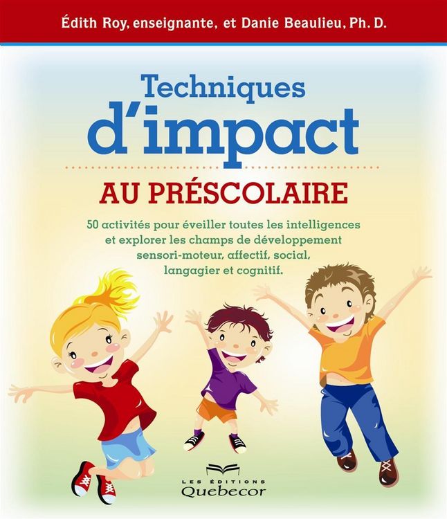 Produktbild: Techniques d'impact au pr&eacute;scolaire