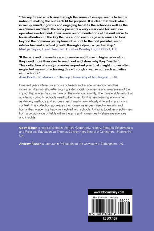 Produktbild: Arts and Humanities Academics in Schools
