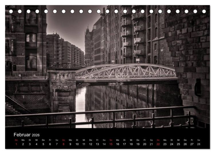 Produktbild: Hamburg (Tischkalender 2026 DIN A5 quer), CALVENDO Monatskalender