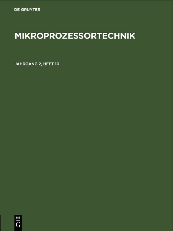 Produktbild: MP. Jahrgang 2, Heft 10