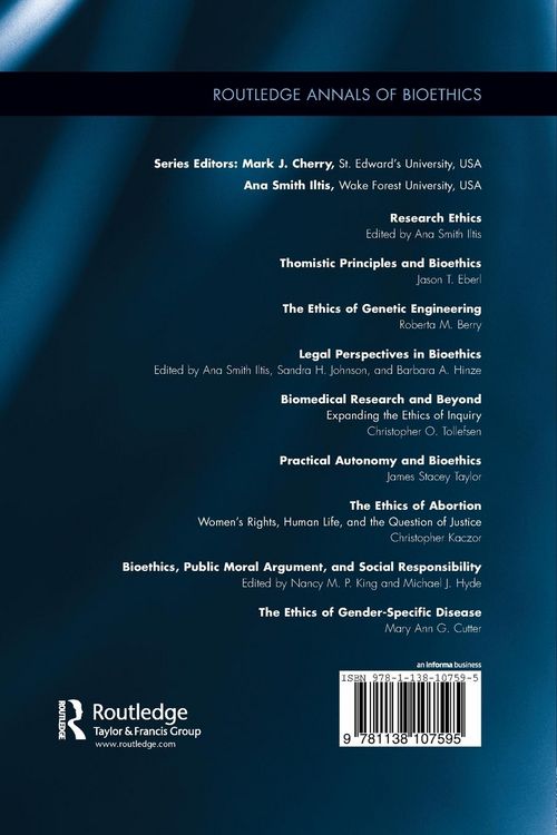 Produktbild: The Ethics of Gender-Specific Disease