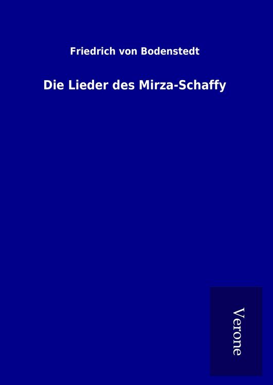 Produktbild: Die Lieder des Mirza-Schaffy