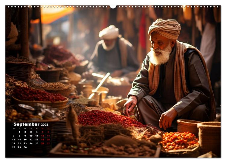 Produktbild: Historische Seidenstra&szlig;e (hochwertiger Premium Wandkalender 2026 DIN A2 quer), Kunstdruck in Hochglanz