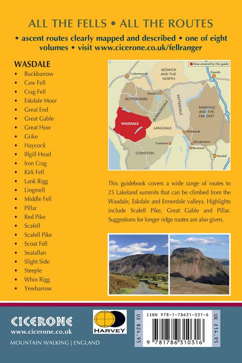 Produktbild: Walking the Lake District Fells - Wasdale