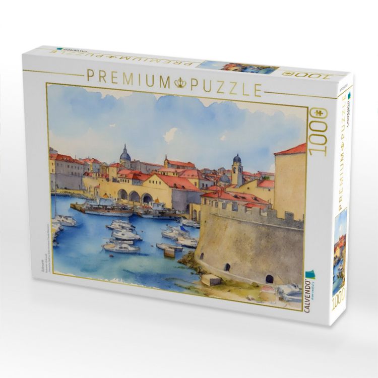 Produktbild: CALVENDO Puzzle Dubrovnik | 1000 Teile Lege-Gr&ouml;&szlig;e 64x48cm Foto-Puzzle f&uuml;r gl&uuml;ckliche Stunden