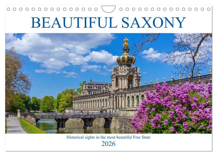 Produktbild: Beautiful Saxony (Wall Calendar 2026 DIN A4 landscape), CALVENDO 12 Month Wall Calendar