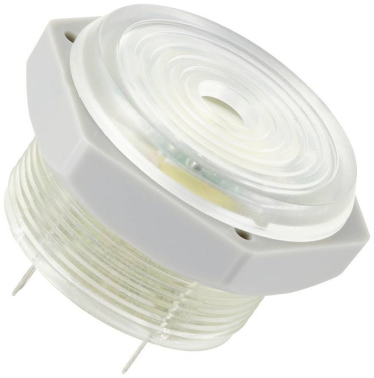 Produktbild: TRU COMPONENTS TC-10475832 Piezo-Signalgeber Ger&auml;usch-Entwicklung: 95 dB Spannung: 12 V/DC Dauerton, blaue LED 1 St.