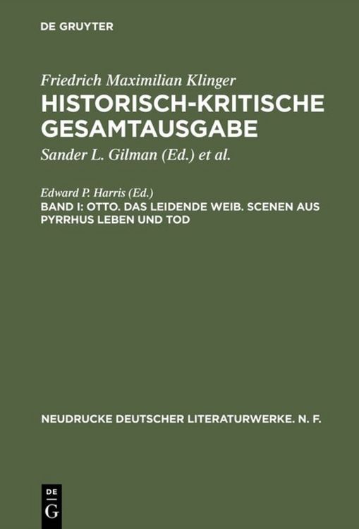 Produktbild: Otto. Das leidende Weib. Scenen aus Pyrrhus Leben und Tod