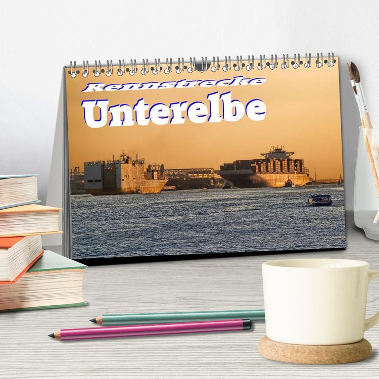 Produktbild: Rennstrecke Unterelbe (Tischkalender 2026 DIN A5 quer), CALVENDO Monatskalender