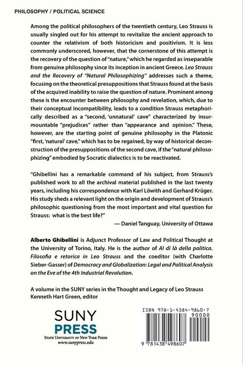 Produktbild: Leo Strauss and the Recovery of "Natural Philosophizing"