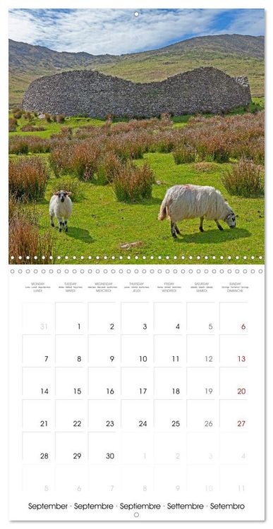 Produktbild: Places to visit in Ireland (Wall Calendar 2026 12 &times; 12 Inch) CALVENDO 12 Month Wall Calendar