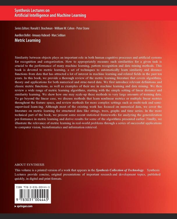 Produktbild: Metric Learning