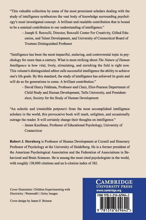 Produktbild: The Nature of Human Intelligence