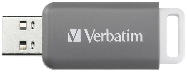 Produktbild: Verbatim V DataBar USB 2.0 Drive USB-Stick 128GB Grau 49456 USB-A (USB 2.0)