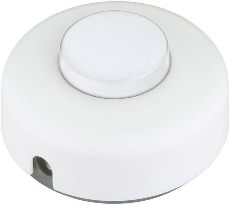 Produktbild: InterB&auml;r 5062-508.01 Tretschalter Wei&szlig; 1 x Aus/Ein 2A 1St.