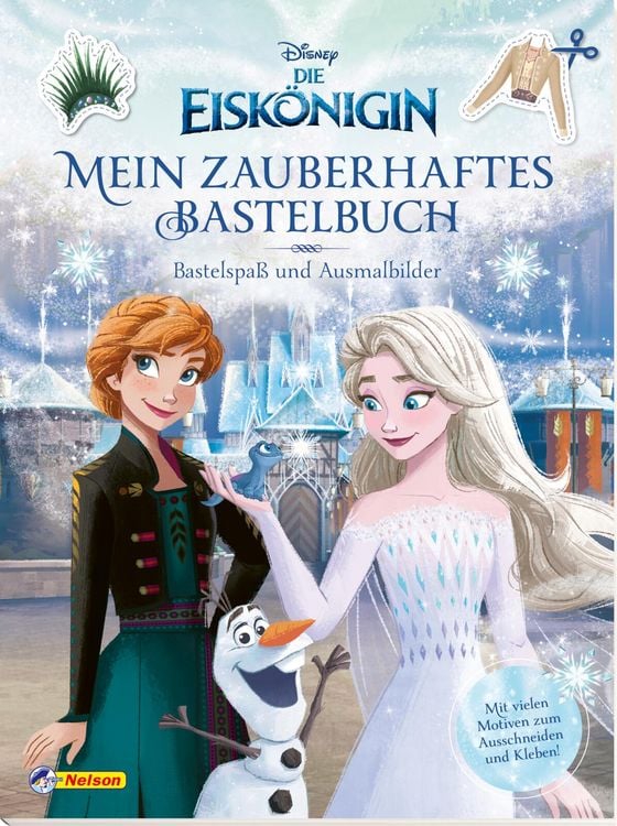 Produktbild: Disney Die Eisk&ouml;nigin: Mein zauberhaftes Bastelbuch - Bastelspa&szlig; und Ausmalbilder!
