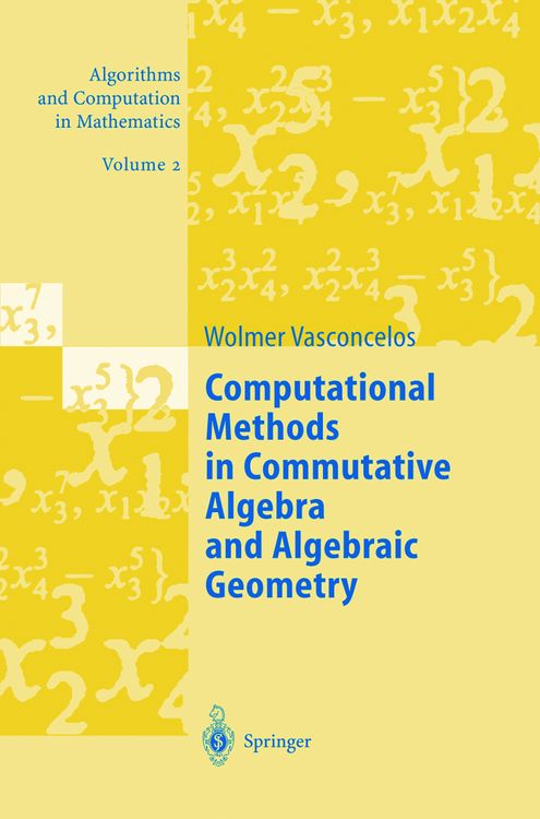 Produktbild: Computational Methods in Commutative Algebra and Algebraic Geometry
