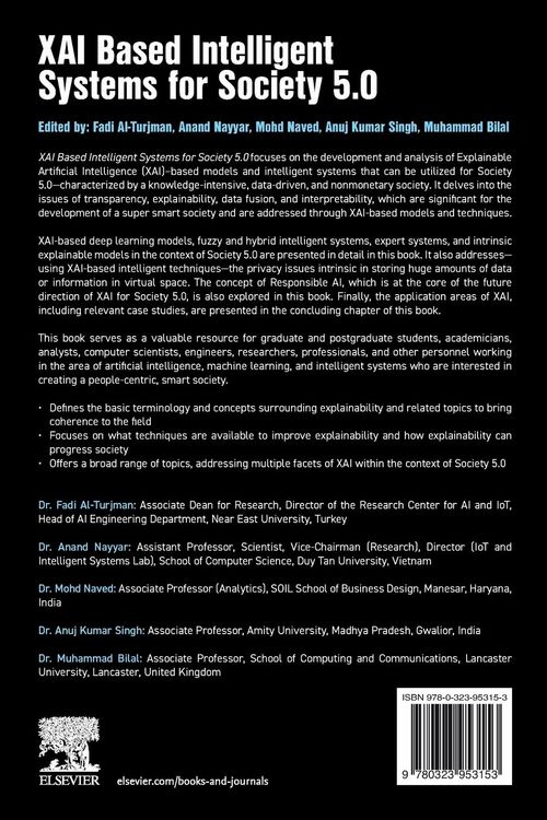Produktbild: XAI Based Intelligent Systems for Society 5.0