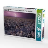 Produktbild: CALVENDO Puzzle Laguna de Chaxa, Reserva Nacional Los Flamencos, San Pedro de Atacama, Altiplano, Chile 1000 Teile Lege-Gr&ouml;&szlig;e 64 x 48 cm Foto-Puzzle B