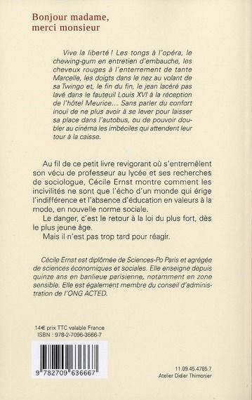 Produktbild: Bonjour Madame Merci Monsieur