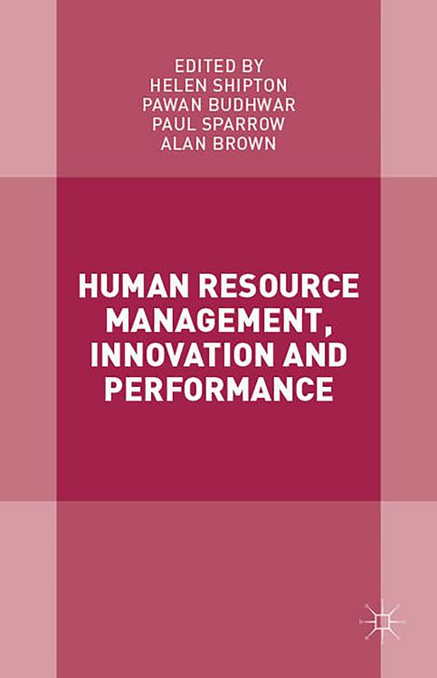 Produktbild: Human Resource Management, Innovation and Performance