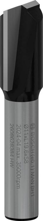 Produktbild: Bosch Accessories 2608628384 Nutfr&auml;ser Hartmetall L&auml;nge 51 mm Produktabmessung, &Oslash; 11 mm Schaftdurchmesser 8 mm