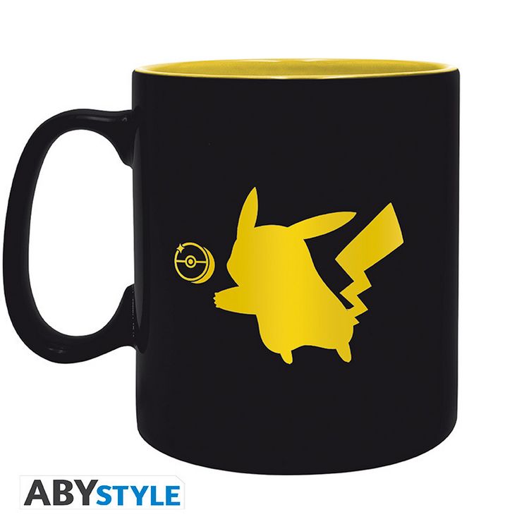 Produktbild: POKEMON - Mug - 460 ml - Pikachu Black Icon - cardboard box
