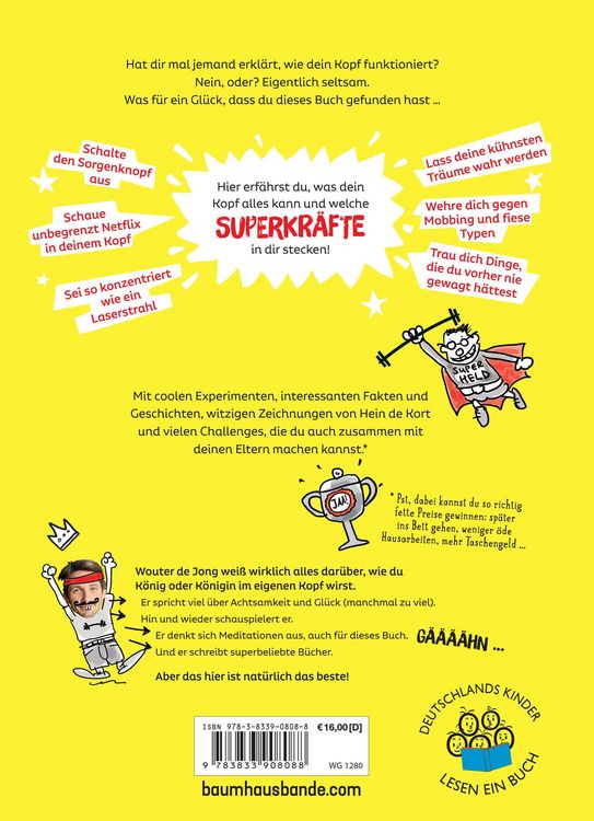 Produktbild: Dein Kopf, der Superheld - Wecke die 15 Superkr&auml;fte in dir