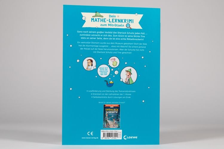 Produktbild: Mathe-Lernkrimi - Sherlock Schultz und der unsichtbare Diamant