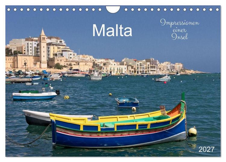 Produktbild: Malta. Impressionen einer Insel (Wandkalender 2027 DIN A4 quer), CALVENDO Monatskalender