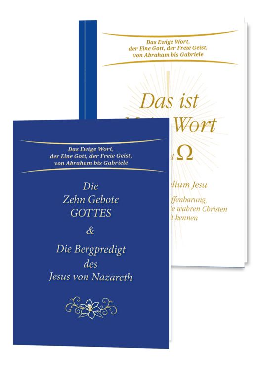 Produktbild: Set Taschenbuch Das ist Mein Wort - Die Zehn Gebote Gottes und Die Bergpredigt des Jesus von Nazareth