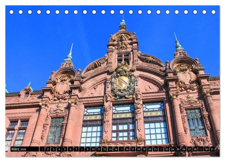 Produktbild: Historisches Heidelberg (Tischkalender 2026 DIN A5 quer), CALVENDO Monatskalender