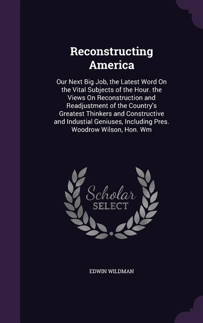Produktbild: Reconstructing America