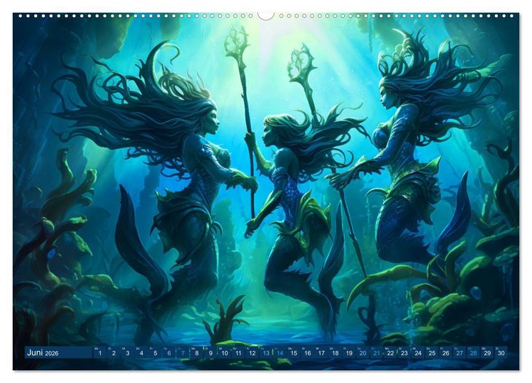 Produktbild: Seemannsgarn - Mythen, Legenden und Geschichten der Seefahrer (Wandkalender 2026 DIN A2 quer), CALVENDO Monatskalender