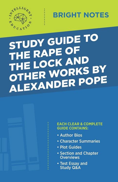 Produktbild: Study Guide to the Rape of the Lock and Other Works by Alexander Pope