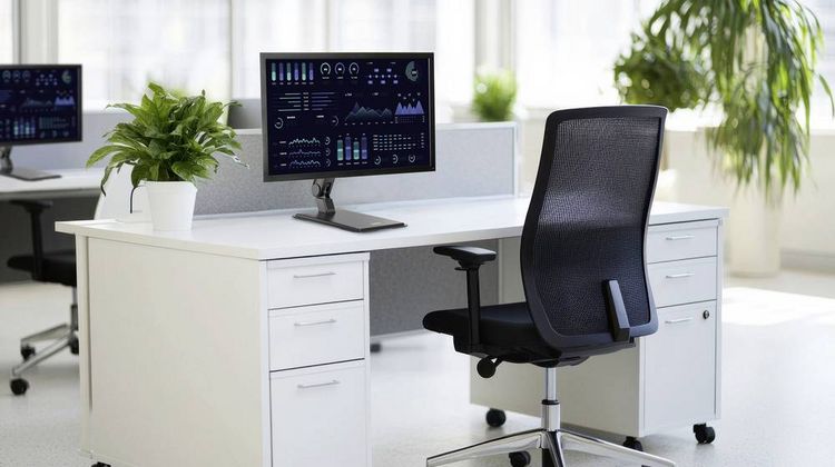 Produktbild: SpeaKa Professional Monitor-Standfu&szlig; SP-TMS-300 1 Display(s) 43,2 cm (17") - 81,3 cm (32") Schwarz H&ouml;henverstellbar, Neigbar, Rotierbar