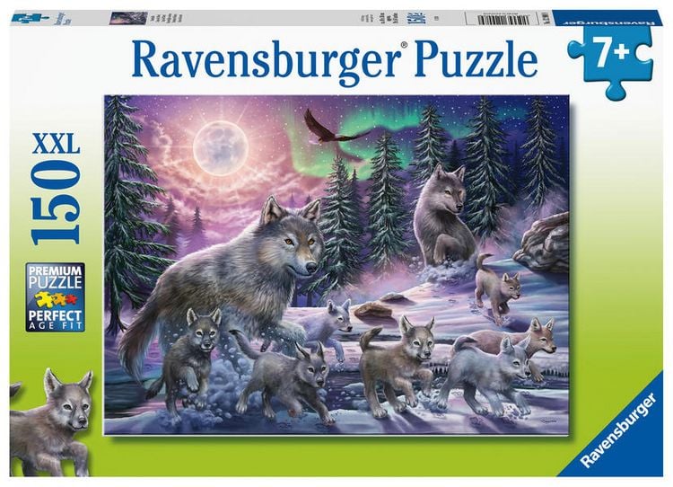 Produktbild: Puzzle Ravensburger Nordw&ouml;lfe 150 Teile XXL