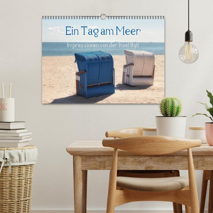 Produktbild: Ein Tag am Meer - Impressionen von der Insel Sylt (Wandkalender 2026 DIN A3 quer), CALVENDO Monatskalender